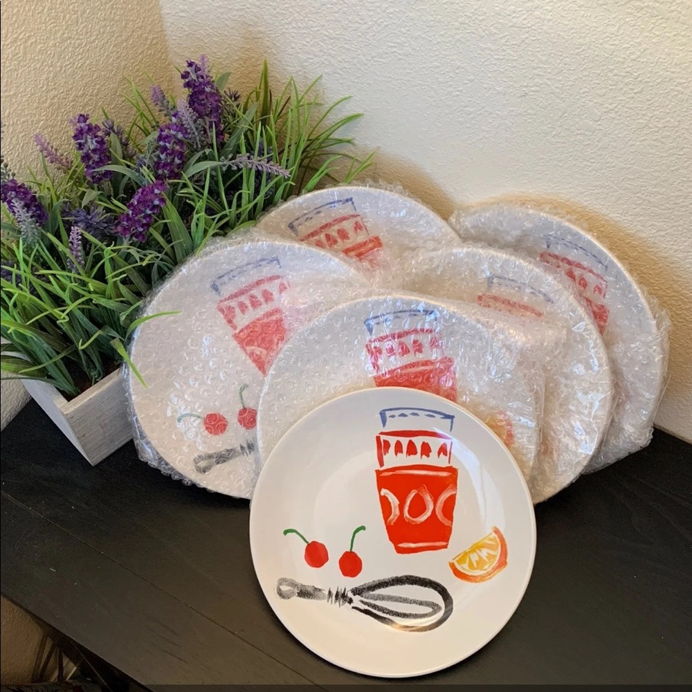 6 pcs NWT Kate Spade 9.7" plate Pretty & Stylish